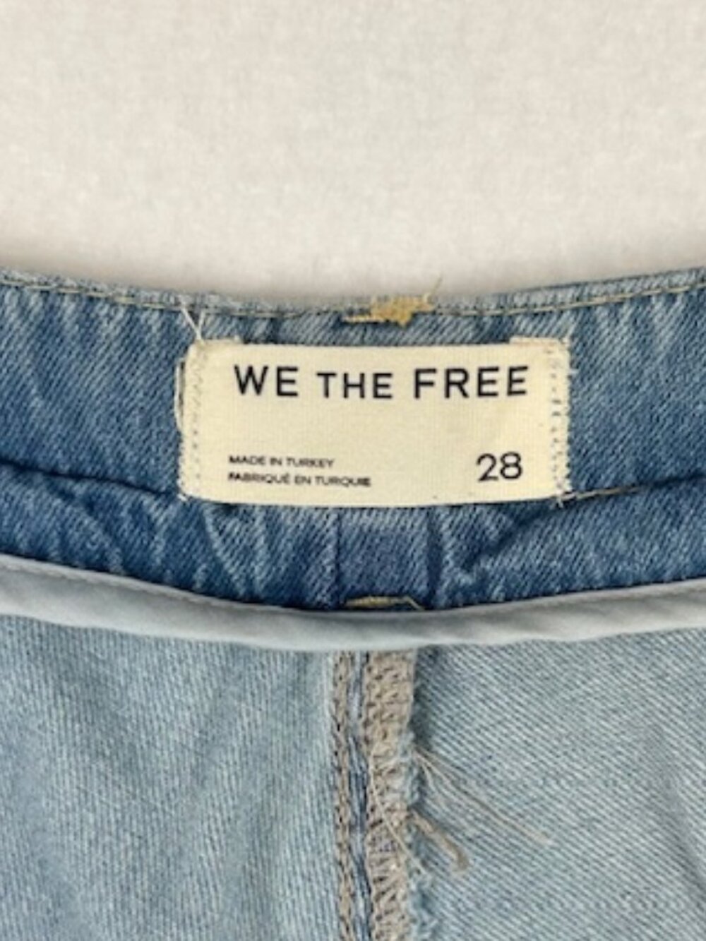 Free People We the Free | Lotus Balloon Jeans Womens light wash Bijou Blue sz 28 - Picture 10 of 14